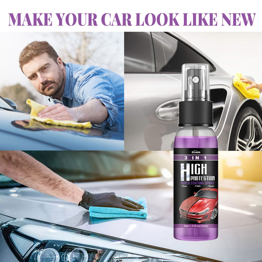 3 In 1 Car Ceramic Nano Coatin - Nano Liquid Coating ulasan dan harga