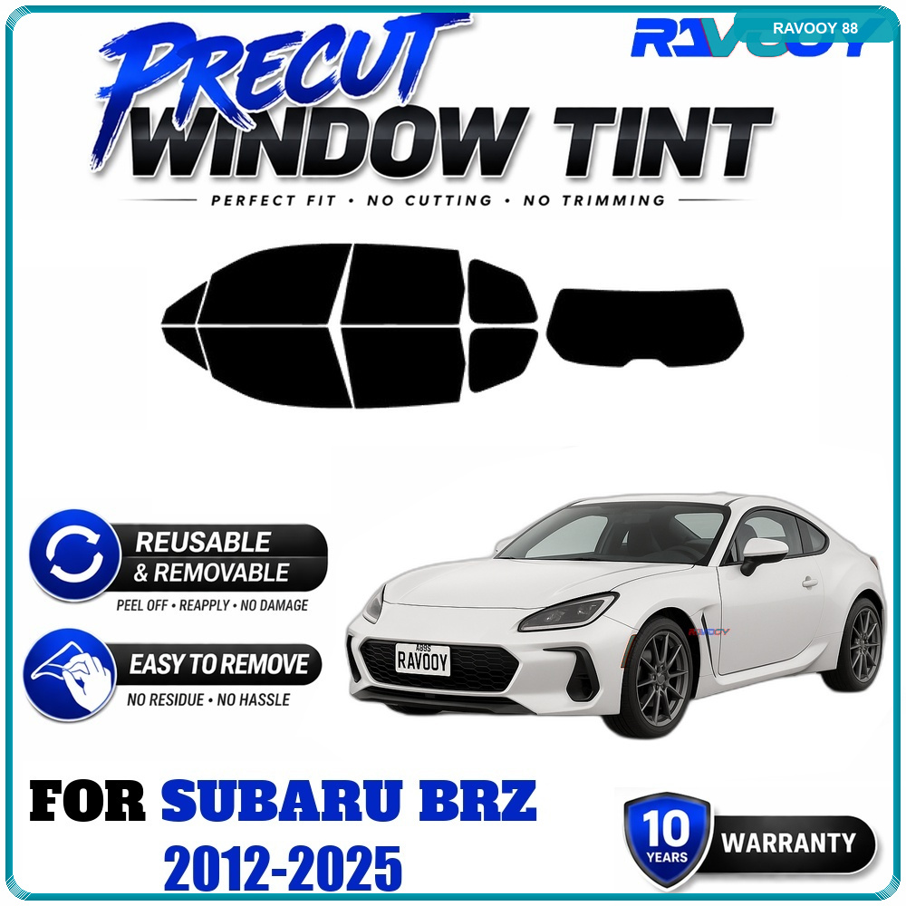 RAVOOY Precut Window Tint, Reu - Air Bubble Remover ulasan dan harga