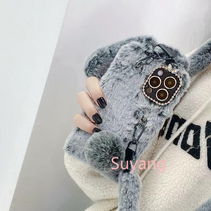 Fluffy Bunny Long Hanging Rope - Vivo Y28 ulasan dan harga