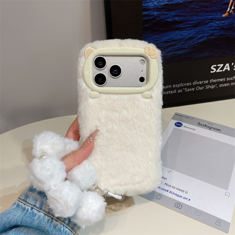 Luxury Solid Colors Furry Plus - Apple Iphone 15 Pro Max ulasan dan harga