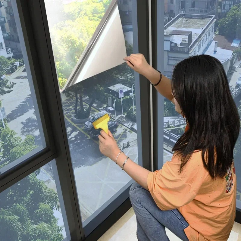 House Window Privacy Film Adhe - Privacy Screen Protector ulasan dan harga